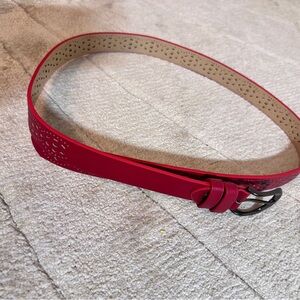 Elegant Red Women's Belt